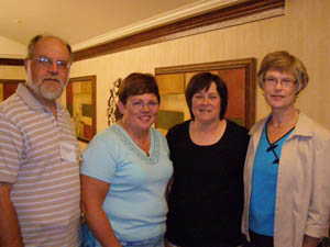 Gordon and Shirley Mason, Susan Szymezko and Ruth Ann Moser